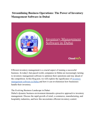 streamlining business operations the power