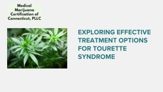 Exploring Effective Treatment Options for Tourette Syndrome