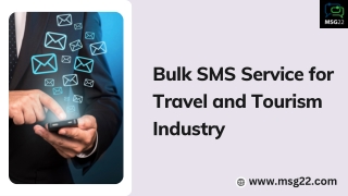 Bulk SMS Service for Travel and Tourism Industry