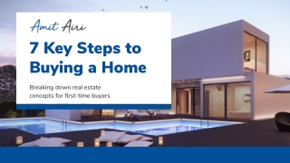 7 Key Steps to Buying a Home