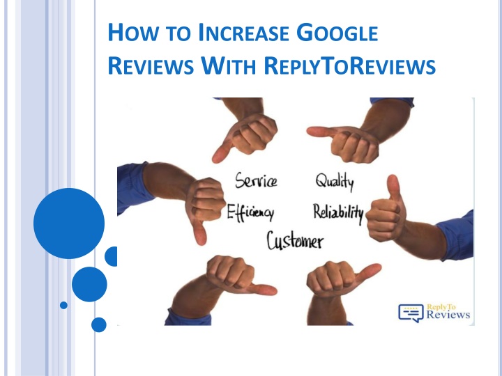 how to increase google reviews with replytoreviews
