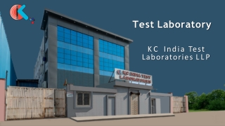 It Product Testing Lab - K C India Test Laboratories LLP