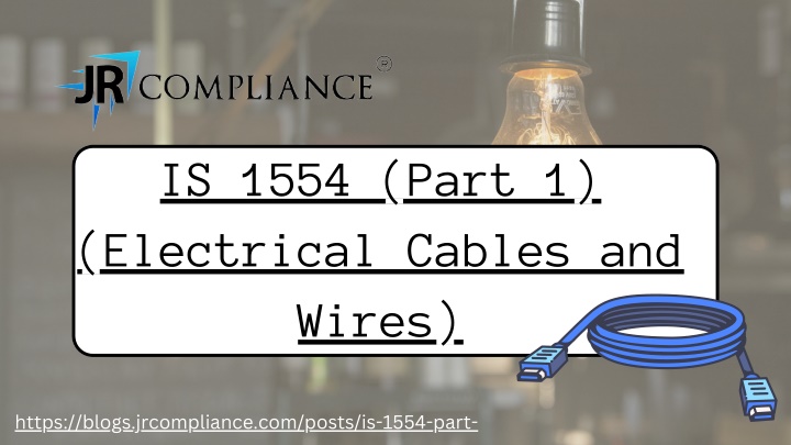 is 1554 part 1 electrical cables and wires
