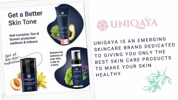 uniqaya is an emerging skincare brand dedicated