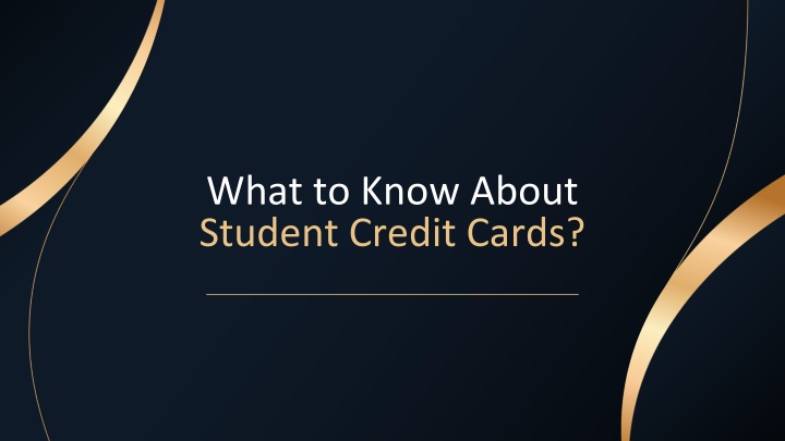 what to know about student credit cards
