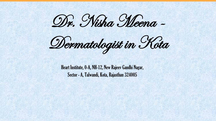 dr nisha meena dermatologist in kota