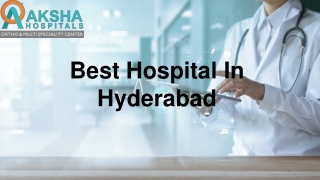 Best Hospital In Hyderabad