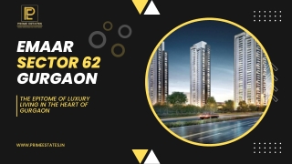 Emaar Sector 62 Gurgaon | Ultra Luxury Apartments Gurgaon