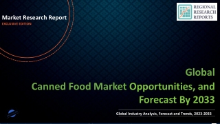 Canned Food Market With Manufacturing Process and CAGR Forecast by 2033