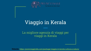 viaggio in kerala