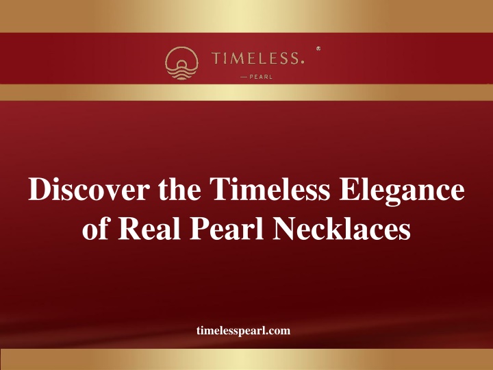 discover the timeless elegance of real pearl