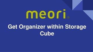 meori _ Get Organizer within Storage Cube