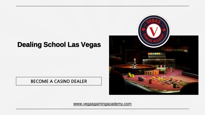 dealing school las vegas