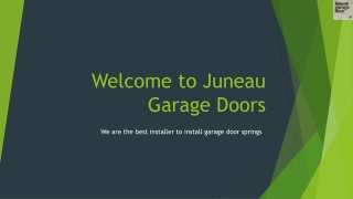How to Install Garage Door Springs ?