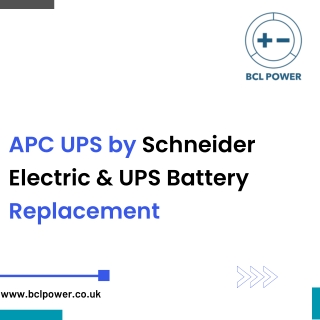 APC UPS | BCL Power