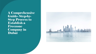 A Comprehensive Guide- Step-by-Step Process to Establish a Freezone Company in Dubai