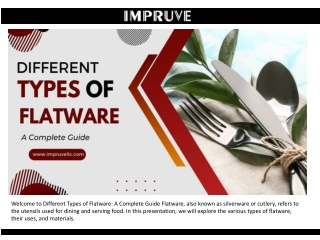 Different Types of Flatware: A Complete Guide