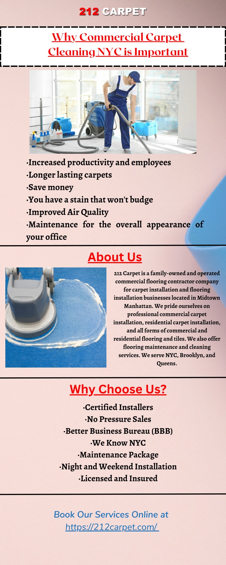 why commercial carpet cleaning nyc is important