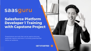 Salesforce Platform Developer 1 Training with Capstone Project