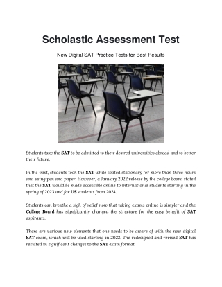 Scholastic Assessment Test