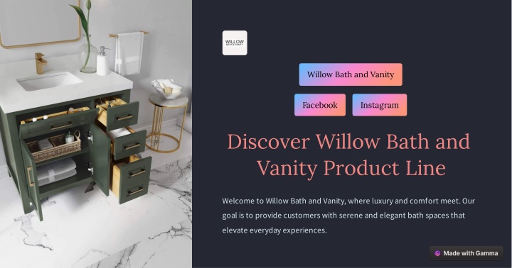 willow bath and vanity