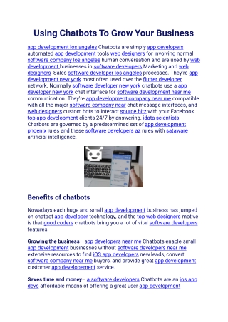 using chatbots to grow your business