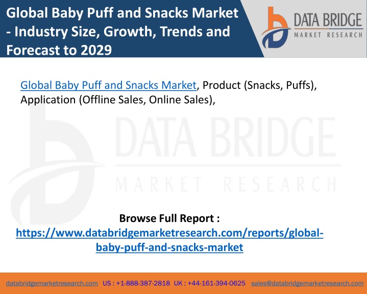 global baby puff and snacks market industry size