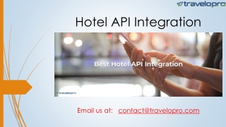 hotel api integration