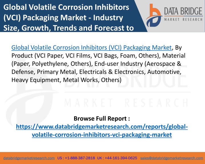 global volatile corrosion inhibitors