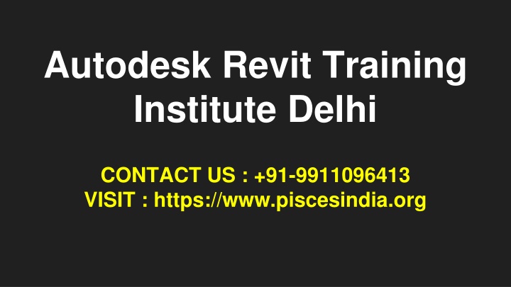 autodesk revit training institute delhi