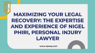 Personal Accident Lawyer: Protecting Your Rights and Seeking Justice