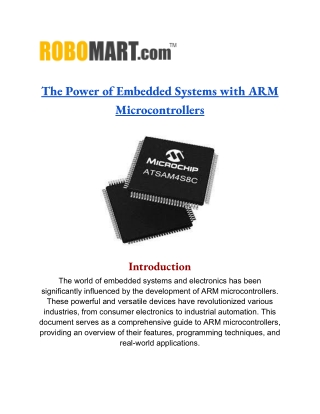 Exploring the World of ARM Microcontrollers: A Comprehensive Guide