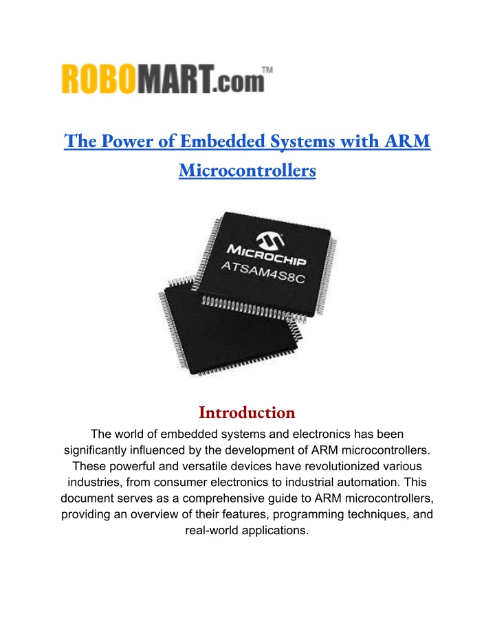 the power of embedded systems with