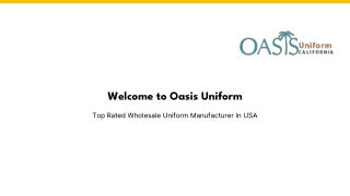 Top Rated Wholesale Uniform Manufacturer In USA