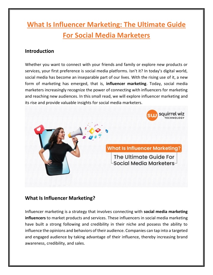 what is influencer marketing the ultimate guide