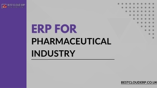 Revolutionizing Pharmaceutical Processes with Cloud ERP