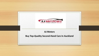Buy Top-Quality Second-Hand Cars In Auckland