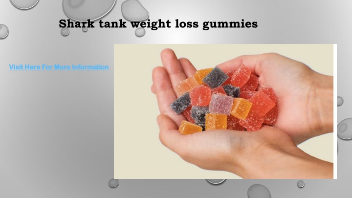 shark tank weight loss gummies