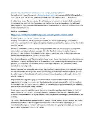 Electric Insulator Market
