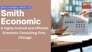 A highly-trained and efficient Economic Consulting Firm, Chicago