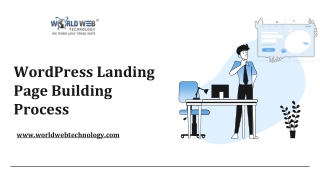 wordpress landing page building process