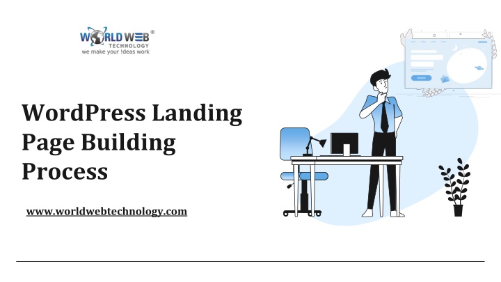 wordpress landing page building process
