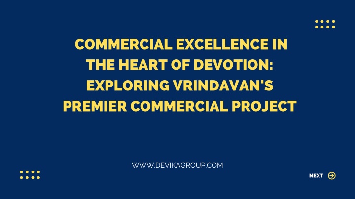 commercial excellence in the heart of devotion