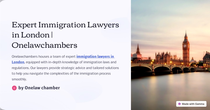 expert immigration lawyers in london