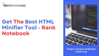 Get The Best HTML Minifier Tool - Rank Notebook