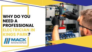 Why Do You Need A Professional Electrician In Kings Park