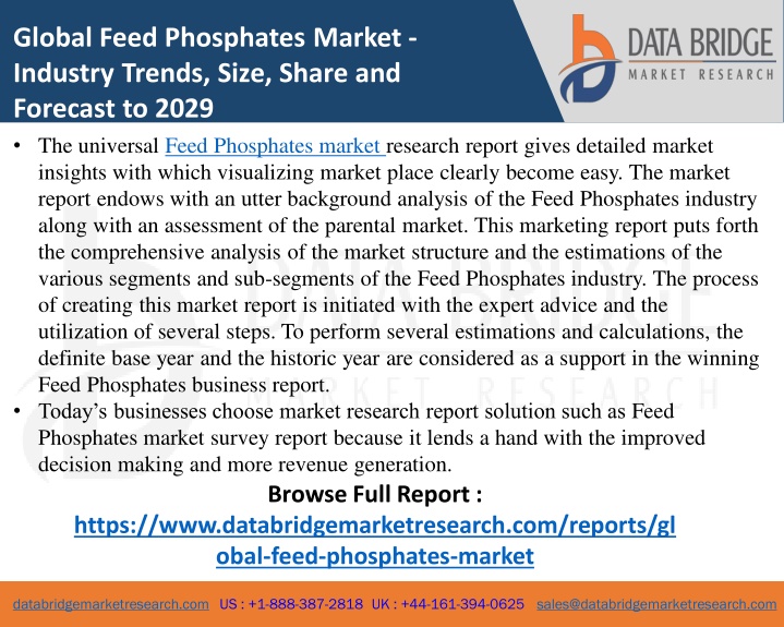 global feed phosphates market industry trends