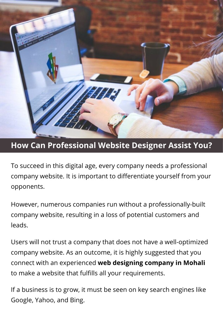 how can professional website designer assist you