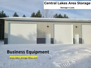 Business Equipment - lakes-Storage