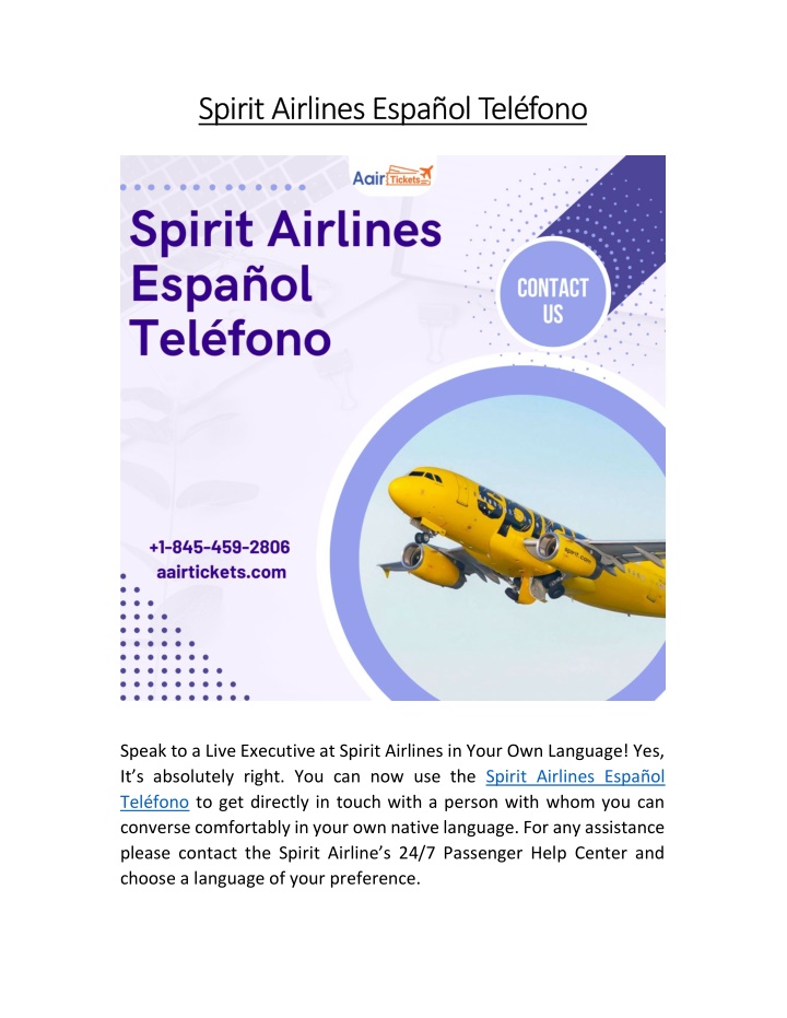 spirit airlines espa ol tel fono spirit airlines